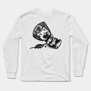 scared boo Long Sleeve T-Shirt